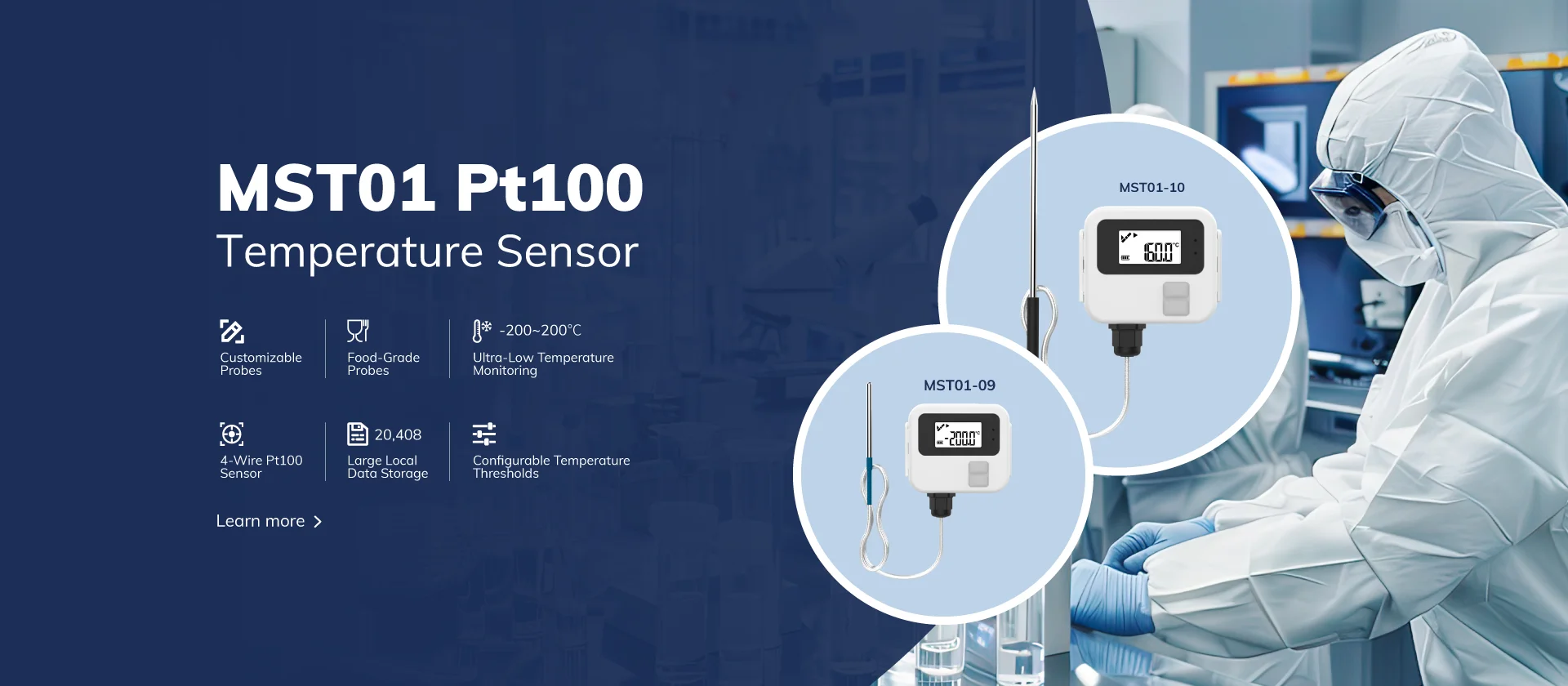 MST01 Pt100 Temperature Sensor